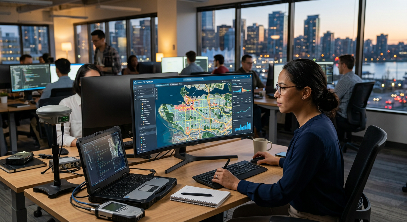 Spatial Data Visualization and WebGIS Development